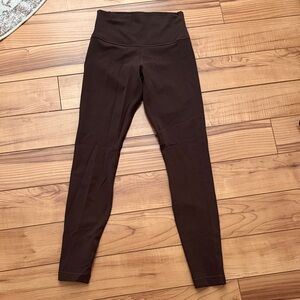 lululemon athletica High-Rise Full-Length Leggings in Dark Brown